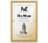 MZ GOODS | Extra Large (70 x 90 CM) Frame, 100% Engineered Wood Solid, 28 Inch x 36 Inch Picture Frame for Wall Mounting 700 x 900 mm Frame [ Pine ]