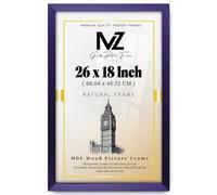 MZ GOODS | Luxury Medium Flat Style (66.04 x 45.72 CM) Engineered Wood Purple Frames -Ideal for Modern Home Décor 26 x 18 Inch [ Purple ]