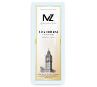MZ GOODS | MDF Poster Frame (50 x 100 CM) Panaramic for Inspirational Quotes, Graduation Photos & Wall Décor, Elegant MDF Finish, Secure Hanging Hooks [ White ]