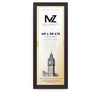 MZ GOODS | Modern 600 x 300 mm wood Finish, 24x12 Inch Minimalist Wall Decor, Ready to Frame, for Office & Study Room (60 x 30 CM) [ Mahogany ]