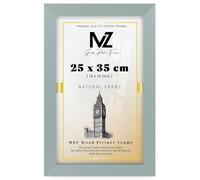 MZ GOODS | Silver 250 x 350 mm Engineered Wood Poster Frame 14 x 10 Art Prints, Photos Holiday Gifts& Home Décor 35 x 25 cm [ Silver ]