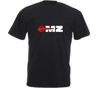Mz Motorcycle Mens T-Shirt Biker Motorbike Rider Motorrad Size XXL Black