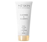 MZ SKIN | CLEANSE & CLARIFY | Dual Action AHA Cleanser & Face Mask | Anti-ageing | Collagen & Elastin Stimulation | Vegan