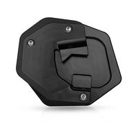 MZ-STORE TENERE 700 Motorcycle Side Stand Enlarger CNC Aluminum Kickstand for Tenere 700 2019 2020 2021 2022 2023-Black+Black