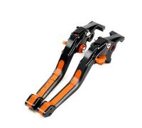 Mzahaoz Motorbike Brake Clutch Handle Lever for SYM for GTS 125 200 250 300 for JOYMAX 125i 200i 250i 300i Motorcycle 5D Brake Clutch Lever CNC Adjustable Brake Clutch Lever(Black Orange)