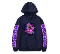 MZALQPGF Rhea Ripley Vintage Merch Hoodie Fashion Clothes Men/Women Casual Tops Long Sleeve Sweatshirts Style1 (Navy-JA179370,L)