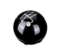 mzbcusdio Gear Knob Compatible with Fiat for 500 500c 2012 2013 5 for Speed MT Gearshift Shifter Lever Stick Pen Head Ball POMO Manual Shiftknob Arm