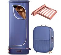 MZBDYYF Clothes Steamer - Portable Foldable Hanging Machine for Automatic Ironing & Wrinkle Removal with 360 Degree Heat Cycle and Smart Timing