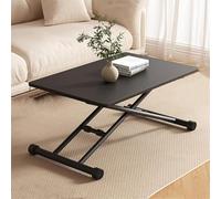 MZBDYYF Lift Top Coffee Table, Multifunctional Coffee Table，with Adjustable Height Metal Legs, For Dressing Table, Coffee Table, Dining Room, Office, Living Room, Mobile Desk