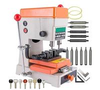 MZBDYYF Vertical Key Cutting Machine, Duplicating Key Copy Machine, Automatic Key Copying Machine for Key Making, for Door and Car Lock Key,110V