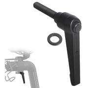 MZCTD Horizontal Seat Slide L-Handle Lever, Compatible with Peloton Original Bike Fore-AFT Saddle Adjustment, Alloy Replacement with Washer, M8 x 1.25 Thread 40 mm Length, Black