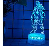 Mzcyfuy 3D Illusion Night Light 16 Color USB Game Gift for Gamers (Trapper)