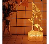 Mzcyfuy Dead by Daylight 3D Night Light, Killer Role, 16 Color Changing Cartoon USB Desk Lamp Illusion Lighting with Remote Control for Home Decor Gift for Kids (Executioner)