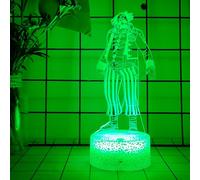 Mzcyfuy Dead by Daylight 3D Night Light, Killer Role, 16 Color Changing Cartoon USB Desk Lamp Illusion Lighting with Remote Control for Home Decor Gift for Kids (Clown)