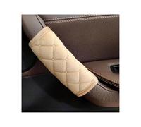 MZEER 1Pair Car Door Inner Handle Protective Cover Soft Plush Armrest Handle Protector Internal Auto Door Handrail Covers(Beige)