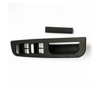 MZEER 3B1867171 E 3B0867175 Car Interior Door Handle Lifter Switch Bracket Base Caps for VW for Passat B5 Black Or Peach Wood Color(Black Color)