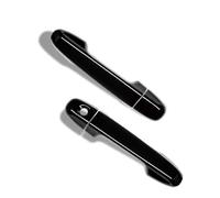 MZEER ABS Black Carbon Fiber Plastic Door Handle Cover Car Accessories Exterior for Toyota 86 GR86 ZN8 for Subaru BRZ ZD8 2022(Bright Black)