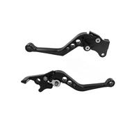 MZEER Brake Clutch Levers Adjustable Clutch Drum Brake Lever Handle for Suzuki Motorcycle CNC Aluminum Motorcycle Accessories(Black)