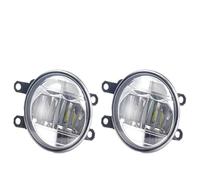 MZEER Car Front LED Fog Daytime Running Lamp DRL 6000LM 12V For Toyota For Wish 2009-2015 External Fog Light H11 30W(JZ White)