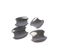 MZEER Carbon Fiber Car Door Handle Bowl Cover Trim for Civic FB Gen 9th G9 2012 2013 2014 2015 Exterior ABS Styling Sticker 4/8/12Pcs(4X Door Handel Bowl)