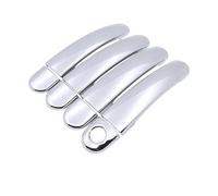 MZEER Chrome Exterior Door Handle Cover Car Accessories Stickers Trim Set for Skoda for Superb B5 2001 2002 2003-2007 (B)