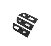 MZEER for Ford for Transit 2017 for Tourneo for Custom 2016 Carbon Fiber ABS Replacement Car Door Handle Bar Cover Trim Styling Sticker(Black)