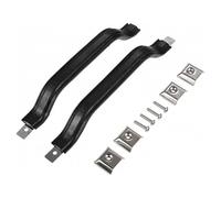 MZEER for Jeep YJ for Wrangler 1987-1995 Door Handle Pull Front Brown Inside Trim Driver and Passenger Side 55009801K(Black-2)