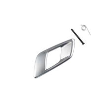 MZEER for Mazda BT-50 2012-2020 Car Inside Door Handle Trim Grey and Black(Silver Left)
