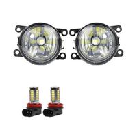 MZEER For Opel For Vauxhall For Astra H G Mk5 VXR 2004 2005 2006 2007 2008 2009 2010 Agila Front Bumper Anti Fog Lamp Assembly(Pair With Light L10)