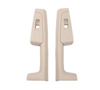 MZEER for Skoda for Superb 2008-2013 Front Rear Inner Door Handle Armrest Frame Switch Control Panel Trim 2PCS 3TD867157(Beige Rear)