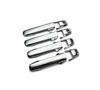 MZEER for Suzuki for Hustler 2020 2021 2022 Car Accessories ABS Chrome Carbon Fiber Exterior Parts Door Handle Bowl Cover Trim Sticker(Chrome)