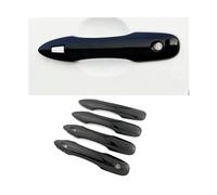 MZEER for Toyota for Camry for Corolla for Avalon for Prius 2016-2024 Exterior Trim Chrome CarbonDoor Handle Cover Protector ABS Caps(Gloss Black,B)