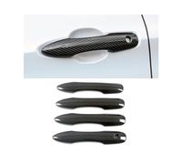 MZEER for Toyota for Camry for Corolla for Avalon for Prius 2016-2024 Exterior Trim Chrome CarbonDoor Handle Cover Protector ABS Caps(Carbon,A)