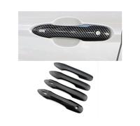 MZEER for Toyota for Camry for Corolla for Avalon for Prius 2016-2024 Exterior Trim Chrome CarbonDoor Handle Cover Protector ABS Caps(Carbon,B)