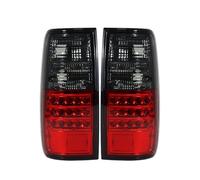 MZEER For Toyota For Land Cruiser FJ80 1991-1997 With Bulbs Car Rear LED Tail Light Brake Lamp Reflector Lamp(Red Black Shell)