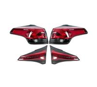 MZEER For Toyota RAV4 2016 2017 2018 LED 4 Pcs Car Rear Tail Light Rear Warning Brake Fog Light Turn Signal Lamp(Chinese version)