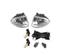 MZEER Front Bumper Fog Lights Assembly For CIVIC ES1 ES5 ES6 ES7 ES8 2004 2005 Running Headlights Car Accessories LED(1 set led)