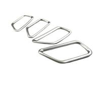 MZEER Inner Door Handle Bowl Cover Frame Trims for Suzuki for Vitara 2015 2016 2017 2018 2019 2020 ABS Chrome(A Style)