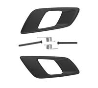 MZEER Inside Door Handle Trim for Mazda BT-50 2012 2013 2014 2015 2016 2017 2018 2019 2020 Grey and Black(1 Pair Black)