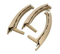 MZEER Interior Door Handle Cover Assembly for X5 X6 E70 E71 E72 2007 2008 2009 2010 2011 2012 2013 2014 LHD Left Right with Leather(LHD Set Beige)