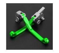 MZEER Motorcycle Motocross Dirt Bike Pivot Brake Clutch Levers CNC for Yamaha XG250 for Tricker 2004-2010 CNC(Green)