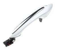 MZEER Outer Door Handle Front Left Exterior Car Accessories Comfort Access for F07 F10 F06 F11 F01 F03 F04 2007-2016 51217231931(White)