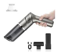 MZGO Handheld Vacuum,2-in-1 12000pa Powerful Car Vacuum Cleaner,Lightweight Mini Hand Held Vacuum with Rotatable Handle,Strong Cyclonic Suction for for Car,Stair,Sofa,Corner Cleaning