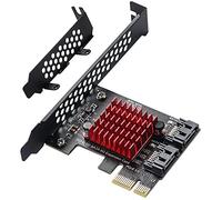 MZHOU 2-Port PCIe SATA 3.0 Expansion Card 6Gbps JMB582 Controller
