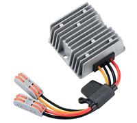 MZHOU DC 12V Boost 48V 5A Voltage Converter, 12V 24V to 48V Step Up Converter 240W MAX Transformer Regulator Waterproof Power Limiter for Electronics, LED light, RV and more