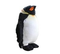 MZICXV 11.8" Realistic Emperor Penguin Plush Toy, Soft Penguin Stuffed Animal, Antarctic Bird Plush(Spheniscidae)