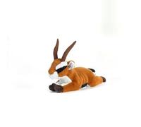 MZICXV 11.8" Realistic Springbok Plush Toy, Soft Antelope Stuffed Animal, African Wildlife Plush(Antilopinae)(Get Down)