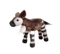MZICXV 11" Realistic Okapi Plush Toy,Standing Okapi Stuffed Animal,Soft African Animal Plush(Okapia johnstoni)