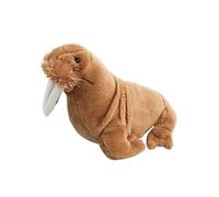 MZICXV 11" Realistic Walrus Plush Toy, Soft Stuffed Walrus Animal with Tusks, Cute Ocean Animal Plushie Gifts(Otarriinae)