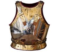 MZICXV 18th Century Dragoon Cuirass - Wearable European Cavalry Breastplate & Backplate Replica for Reenactment, LARP &(Stainless steel)